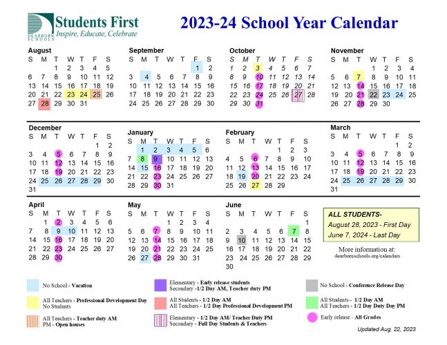 District calendar approved | Howe Montessori and Center Based Education